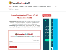 Tablet Screenshot of canadianfreestuff.com